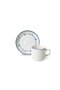 Hermia Juego de tazas de té de 12 piezas Blanco, Azul y Verde